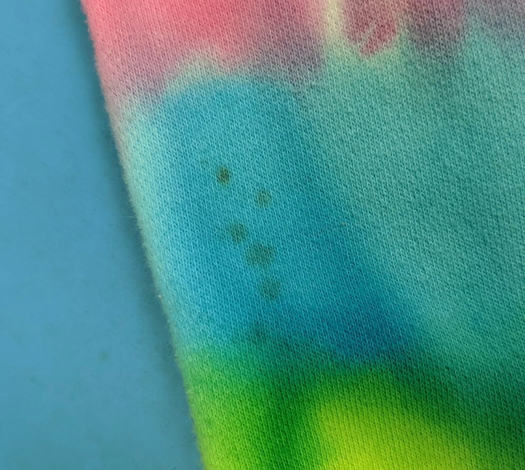 OFF WHITE Felpa pullover donna tie dye avorio Ella felpa con cappuccio logo elefante taglia small