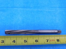 CLEVELAND 13/32 O.D. HSS CHUCKING REAMER SHANK SPIRAL 6 FLUTE 5 1/4 OAL .40625