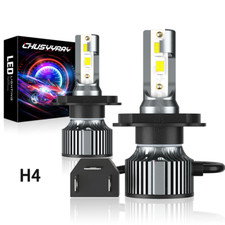 Per Mitsubishi Mirage 2013-2023 - 2x Lampadine Faro Proiettore H4 LED 6500K