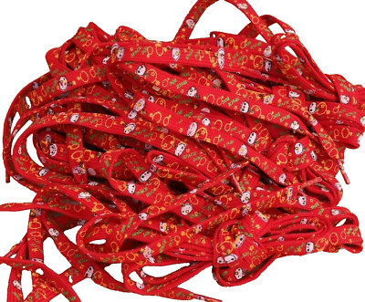 CHEX Flache Schnürsenkel Nylon 10 Paare 115 cm 45 Zoll Rot Cartoon