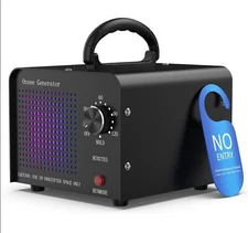 OZone Generator 30000Mg - 0Zone Machine for Car/Home/Smoke/Pet Odor, Black