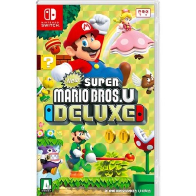 Nintendo Switch New Super Mario Bros U Deluxe game pack