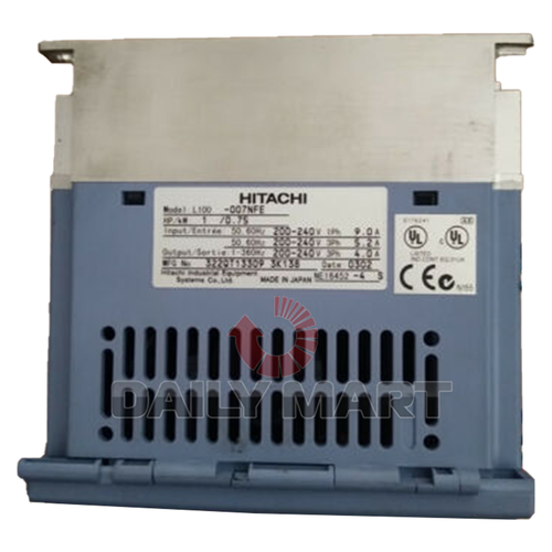 Used & Tested HITACHI L100-007NFE Inverter 220V 0.75K - Bild 2 von 3