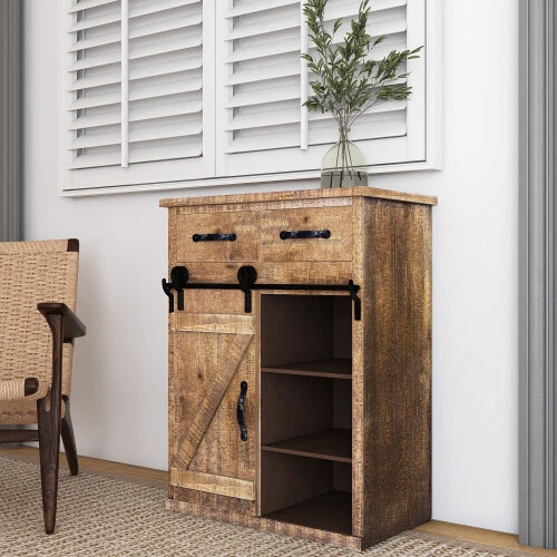 Wood sale console cabinet