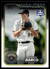 2024 Topps Pro Debut Hunter Barco #PD-183 Bradenton Marauders Pirates