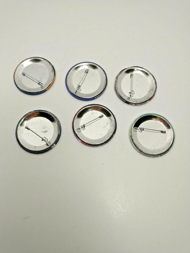 Vintage Set of 6 Patriotic Button Pins USA United States Collectible - Picture 5 of 5