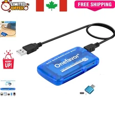 Portable Multi-Card Reader with Letter Recognition - Ideal for Travel & Business