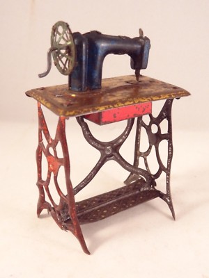 Ancienne Machine à Coudre Jouet En Tôle - Vintage - Sans Marque