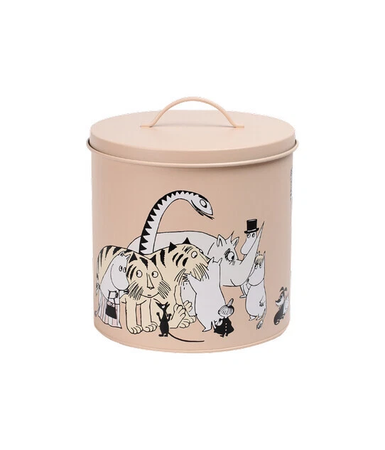 Moomin for Pets Tin Jar Beige 21 cm