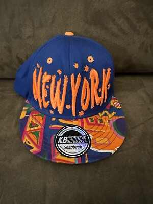 KBethos Hat Cap Snap Back One Size Multi Color New York