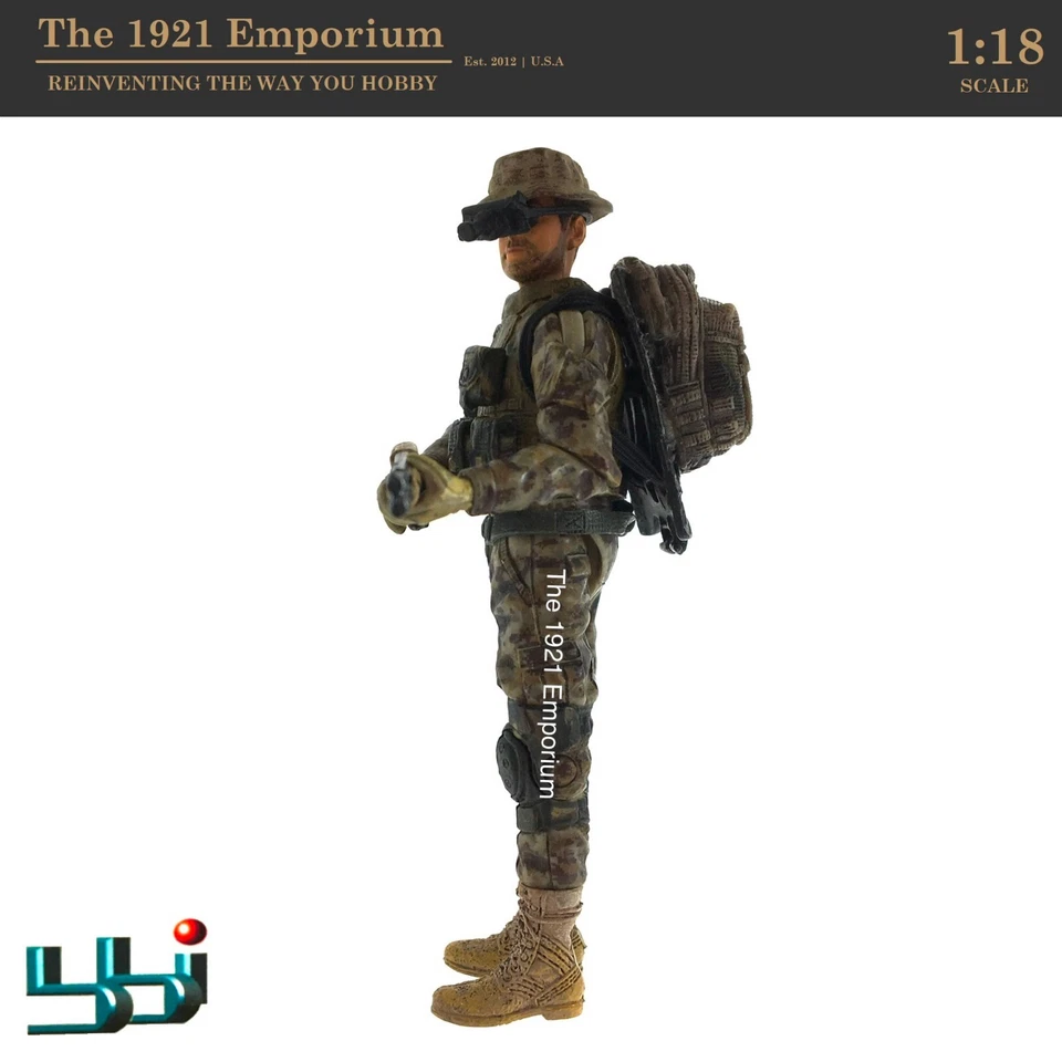 Figura 1:18 Blue Box Toys BBi Elite Force Modern US Marine Corp Desert Recon NVG Foto 2 de 3