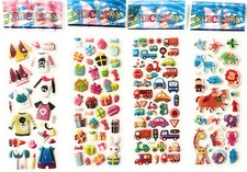 20 Different Sheets, 3D Puffy Stickers, Bulk stickers for Kids children stickers