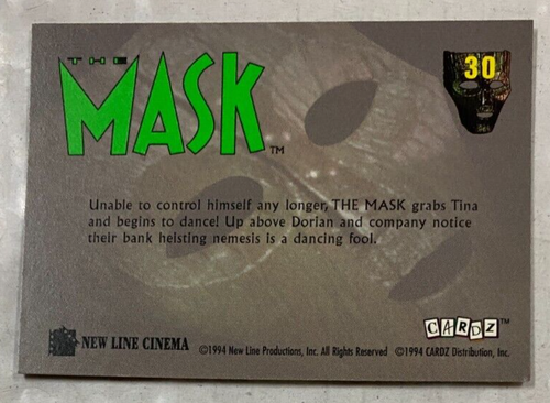 Cardz 1994 THE MASK Movie Collector Trading Card #30 - Picture 2 of 2