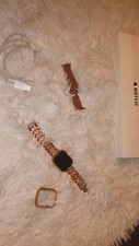 apple watch se rose gold 40  2 new bands 