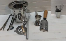 Stainless Steel Barware Tool Set Cocktail Maker Drink Mixer Bartender 9 Pcs