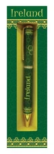 Royal Tara Pen Shamrock Spiral Celtic Notes