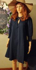 Woman's Size Small Long sleeve Dress by Shohanna navy blue