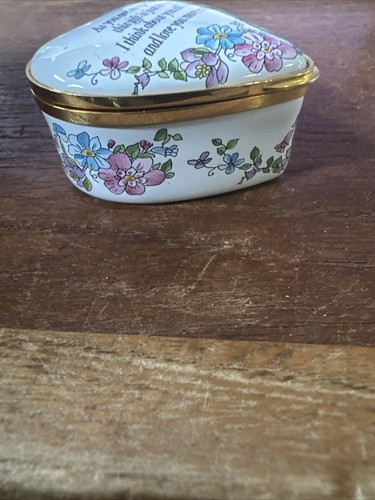(2) Halcyon Days Enamels Trinket Boxes "Happy Anniversary" & "Love You More" - Picture 9 of 13