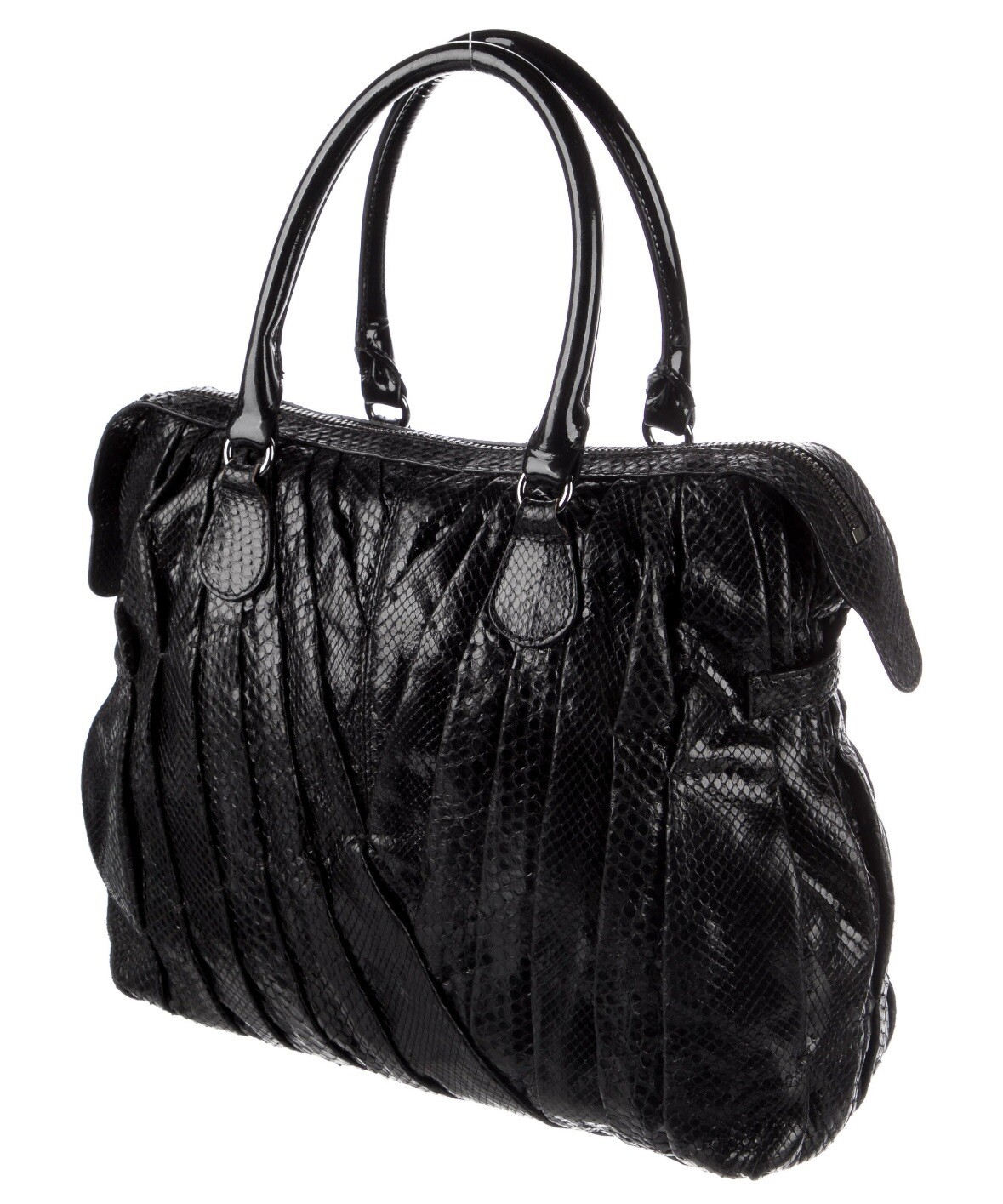 VALENTINO MAISON PYTHON SNAKESKIN HANDLE BAG - image 2