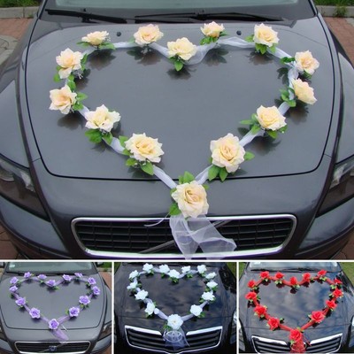 Asanmu Auto Schmuck Organza Autoschmuck Hochzeit Braut Paar Rose Deko Auto Wedding Deko Girlande Fur Auto Hochzeitsdeko Valentinstag Deko Brautwagen Autoschmuck Dekoration Feste Romantische Weiss Zeremonie Hochzeitsdekoration Entecservicesinc Com