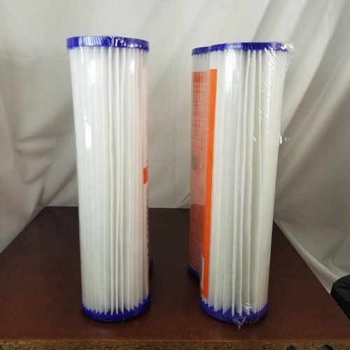 2x 2 Pack (4 Filters) Pleated Whole House Sump Style 30 Micron 3 Month (1-year) - Picture 4 of 9