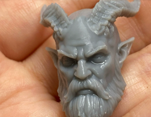 1/12 1/18 Unpainted Head Model Beard Middle aged Elderly Fit 6 "3.75" Figure - Picture 4 of 9