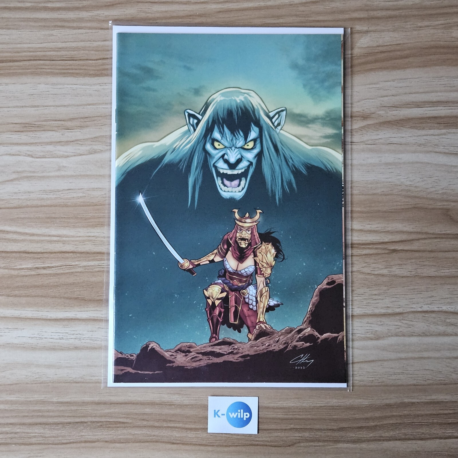 Samurai Sonja Voulme 1 Issue #2 First Priniting J Henry Virgin Variant Cover