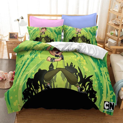 Ben 10 3D Duvet Cover Bettbezug Bettwäsche Set Kissenbezug Qulit Single Double - Bild 6 von 13