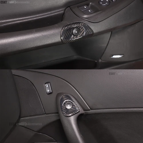 Real Dry Carbon Fiber Full Interior Trim Cover Set Fits Corvette C6 2005-2013 - Picture 11 of 33