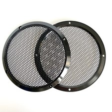 6.5" Black Full Metal Aluminium Speaker Covers Mesh Grills For Car Audio DJ PA