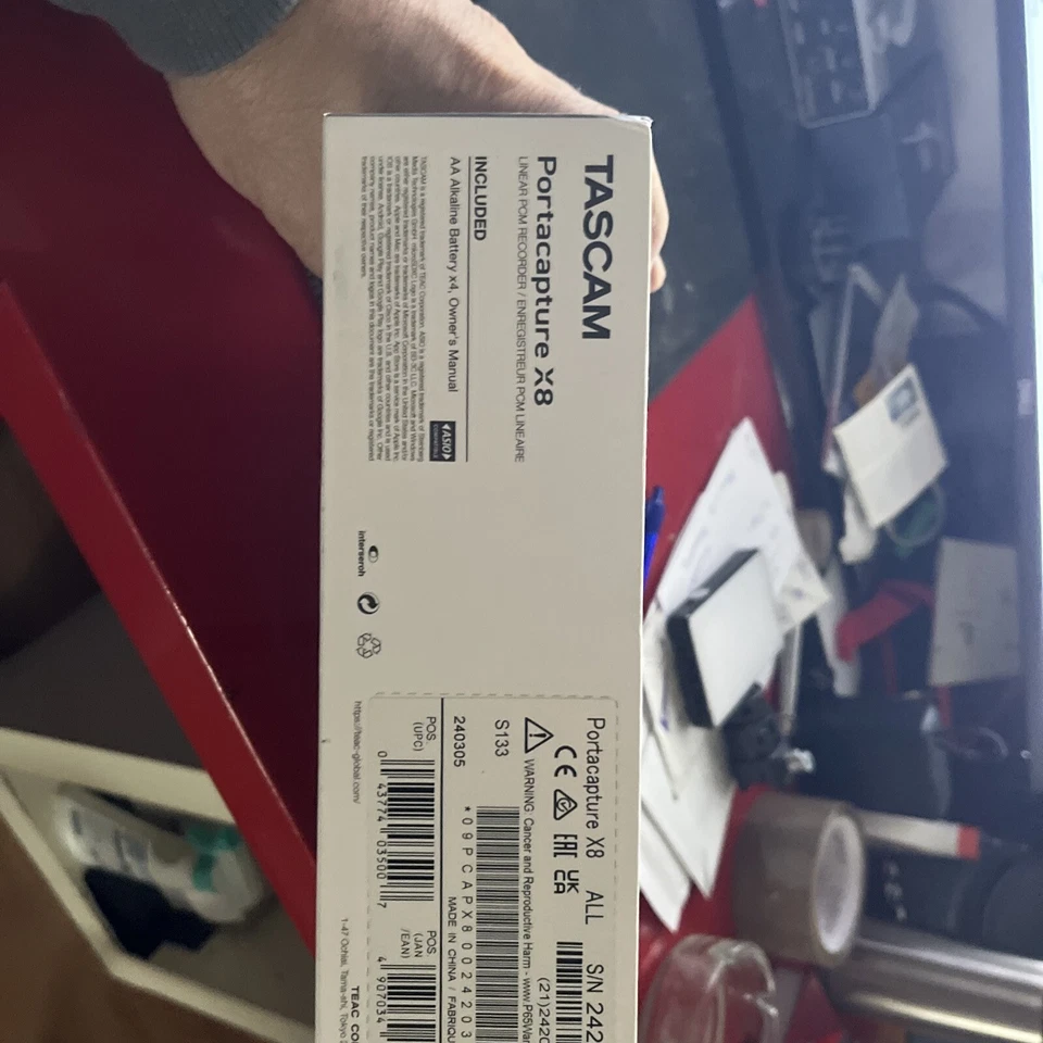 Tascam Portacapture X8 tragbarer 32-Bit-192-kHz-8-Spur-Recorder - Bild 2 von 4