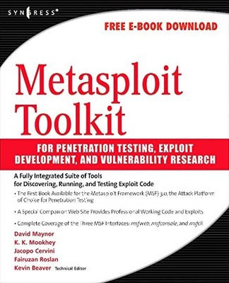 METASPLOIT TOOLKIT FOR PENETRATION TESTING, EXPLOIT By David Maynor & VG
