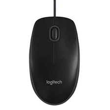 Logitech B100 800DPI Optical Basics 3-BUTTON Ambidextrous USB Mouse Very Good