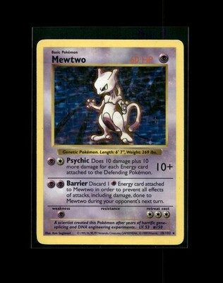 Mewtwo Mew Pokémon Card! Holo/Reverse Holo Ex Rare V Vmax GX Full Art Cards!