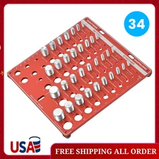 Nut and Bolt Thread Checker 34 Thread Identifier Gauge Inch and Metric Screw