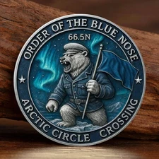 U.S. Navy Order of The Blue Nose Commemorative Challenge Coin Gifts