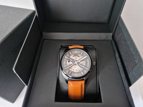 HAMILTON Khaki Field Skeleton Automatic Ref-H725850-PVD-Coated Stainless Steel - Picture 4 of 9