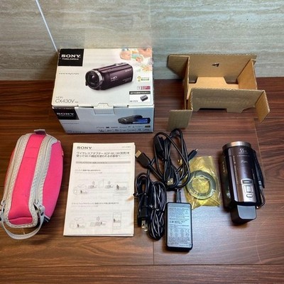 SONY HDR-CX430V ビデオカメラ ほぼ新品 4957 SONY HDR-CX430V Camcorder 4957 From Japan | eBay