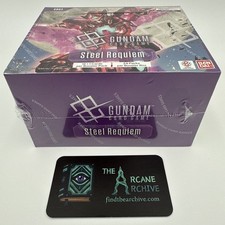 Gundam Card Game: Steel Requiem GD-03 Booster Box New English In-Hand Ships Fast