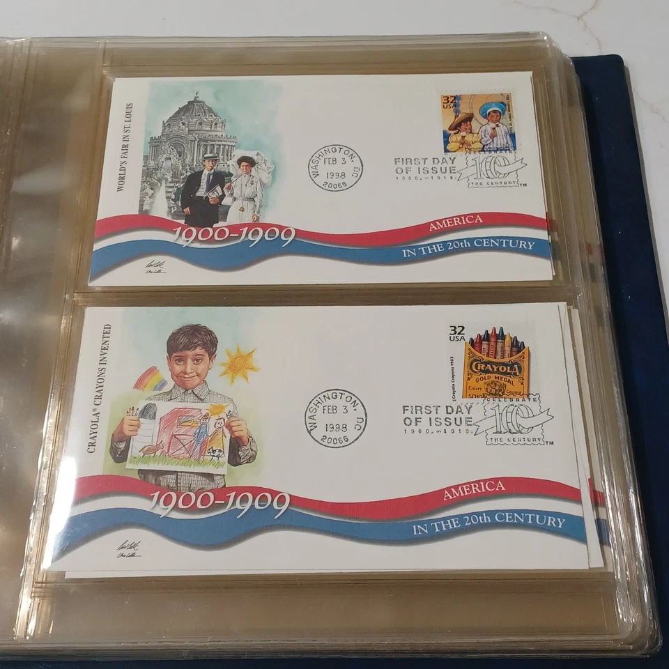 America In The 20th Century First Day Covers 1900-1939 & 1980-1999 90 Covers PO - Image 3 of 4