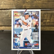 Topps Series 1 2026 Alex Freeland Rookie 75th Anniversary #T91-35 Dodgers MLB