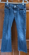 Wrangler Youth Boys Adjustable Denim Jeans RN130273 Size 10 Reg