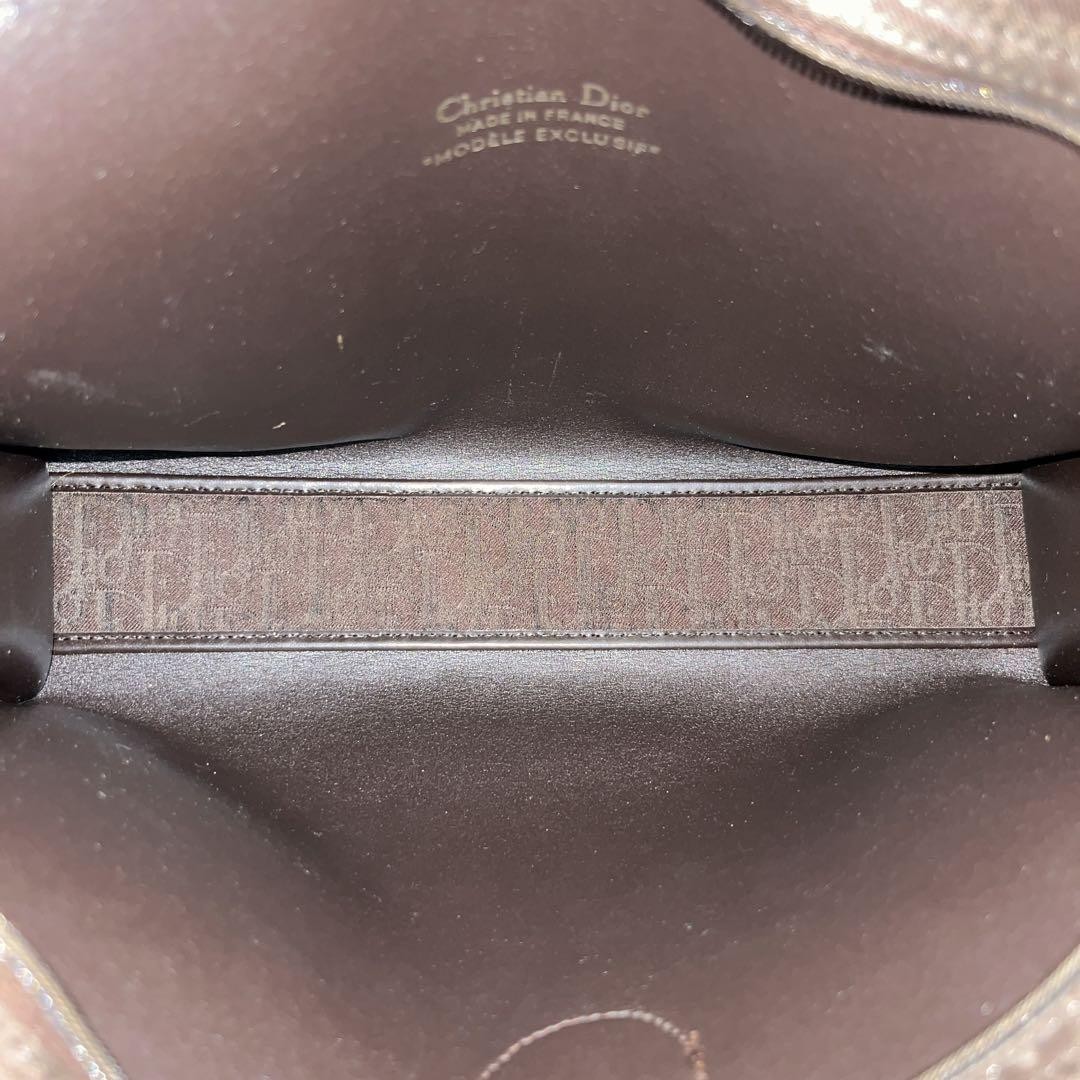 Christian Dior Shoulder Bag Canvas Brown Trotter Y2K Vintage Women's Authentic thumbnail 14