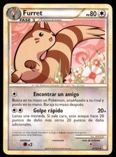 2010 Pokemon HeartGold & SoulSilver Furret Spanish #21 Stage 1/Rare on eBay