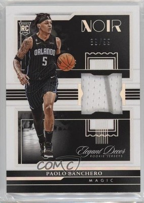 2022-23 Panini Noir Elegant Décor Rookie Jerseys /99 Paolo Banchero RC 18ys