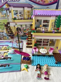 LEGO Friends Stephanie's Beach House 41037 Set with Box and Manuals