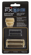 BaByliss PRO FXONE GoldFX Double Foil Shaver Replacement Gold Head