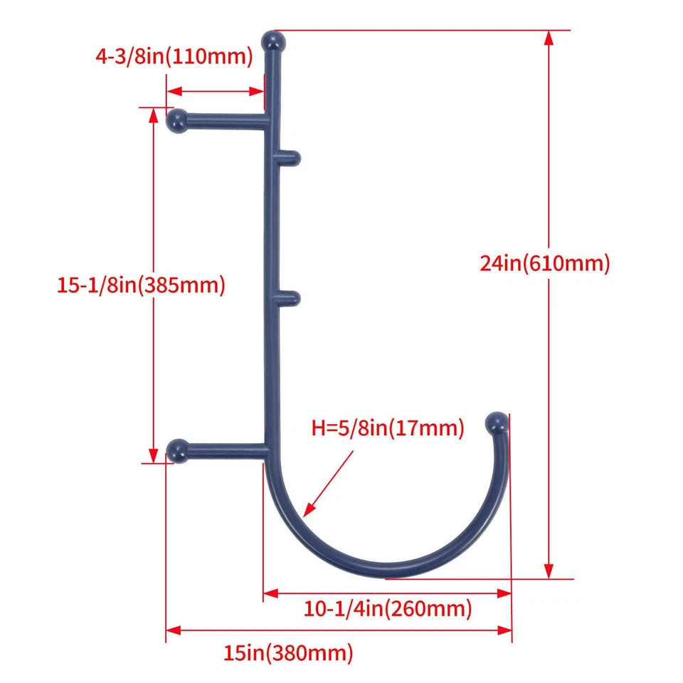Back Massage Hook Trigger Point Massager Tool Handheld Self Massage Cane for - Image 4 of 4