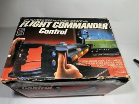 1983 ATARI 2600 FLIGHT COMMANDER Control w/BOX MB POWER ARCADE