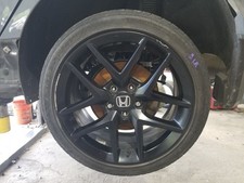 24 HONDA CIVIC SI 18X8 WHEEL ALLOY 5V SPOKES MATTE BLACK SEE IMAGES